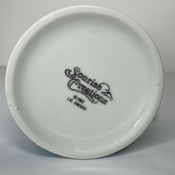 Vtg Sonrise Creations 1982 Enesco Mug Rainbow God Never Fails Left Right Hand - Picture 7 of 7